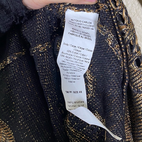 Cecilia Prado Metallic Knit Chevron Dress - Picture 6 of 6